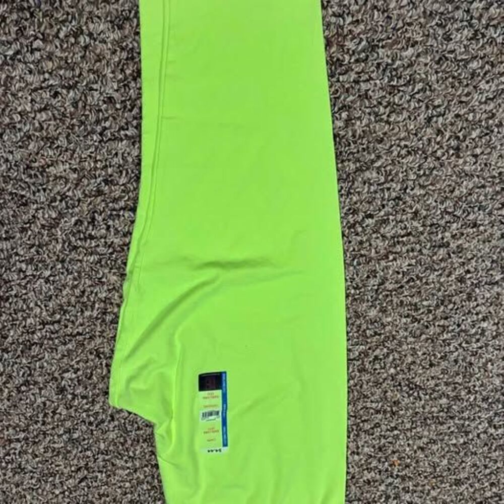 Lime Green Stretch Capri Pants - New
